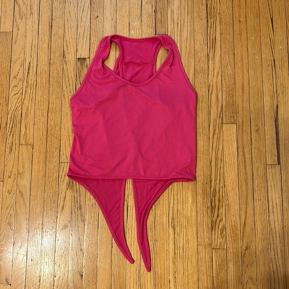 Hot pink, five dancewear tank top